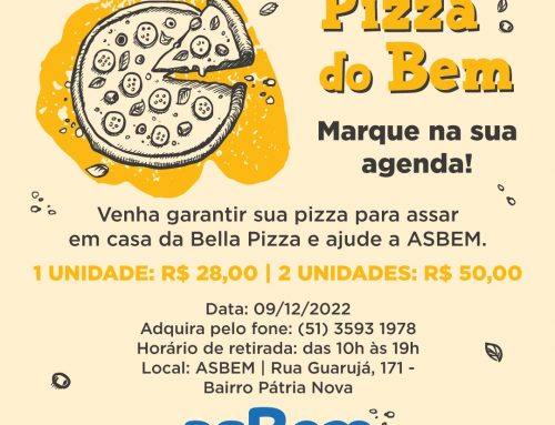ASBEM promove Pizza do Bem no próximo dia 09